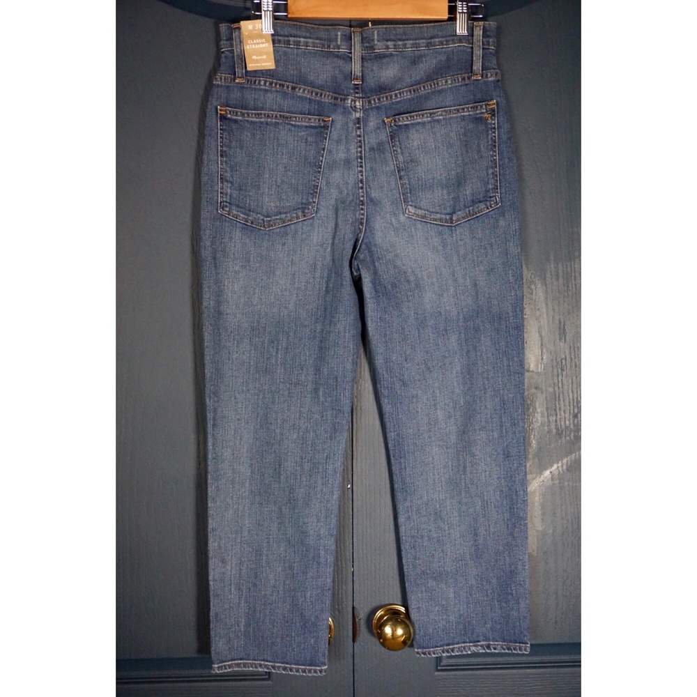 Madewell Classic Straight Distressed Jeans New 30 - Picture 3 of 12